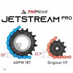Tripeak Bánh đề AOPW 14/18T Over size pulley for SRAM MTB T-Type series - Ảnh 3