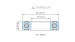 #6902 (15 x 28 x 7 mm) Bạc đạn bánh xe - Ảnh 5