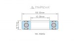 #6804 (20 x 32 x 7 mm) Bạc đạn bánh xe - Ảnh 8