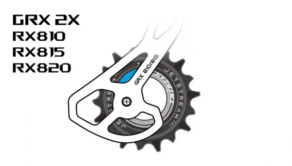 Tripeak Bánh đề Ceramic Bearing, cho Shimano GRX RD-RX810/815 (2x11s) 11/18T - Ảnh 2