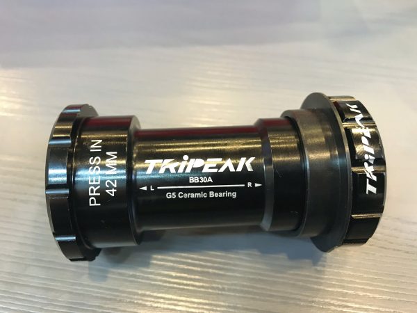 Trục giữa BB Tripeak BB30A 73mm hệ 3 giò 3in1, bạc đạn ceramic bearing - Ảnh 1