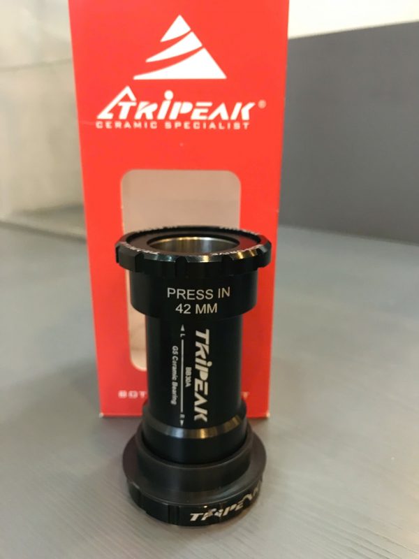 Trục giữa BB Tripeak BB30A 73mm hệ 3 giò 3in1, bạc đạn ceramic bearing - Ảnh 2