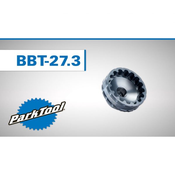 (Tool BBT-27.3) Dụng cụ tháo trục giữa xe đạp hiệu Parktool BOTTOM BRACKET TOOL — 16-NOTCH 49 MM OD - Ảnh 1