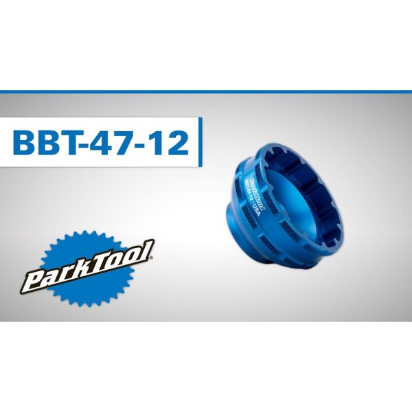 (Tool BBT-47-12) Dụng cụ tháo trục giữa xe đạp hiệu Parktool BOTTOM BRACKET TOOL — 12-NOTCH - Ảnh 1