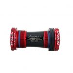 Trục giữa BB TRIPEAK BSA MTB cho giò Shimano 24mm , bạc đạn Ceramic Bearing / Steel Bearing , màu đỏ/ màu đen - Ảnh 3