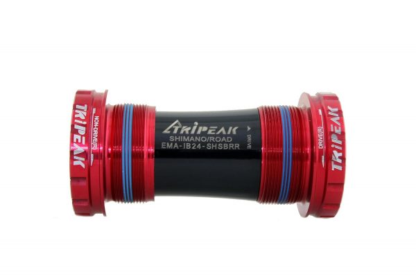 Trục giữa BB TRIPEAK BSA MTB cho giò Shimano 24mm , bạc đạn Ceramic Bearing / Steel Bearing , màu đỏ/ màu đen - Ảnh 9