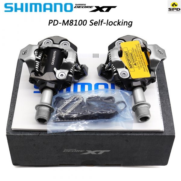 Bộ bàn đạp xe đạp MTB hiệu Shimano Deore XT PD-M8100, hàng chính hãng - Ảnh 1