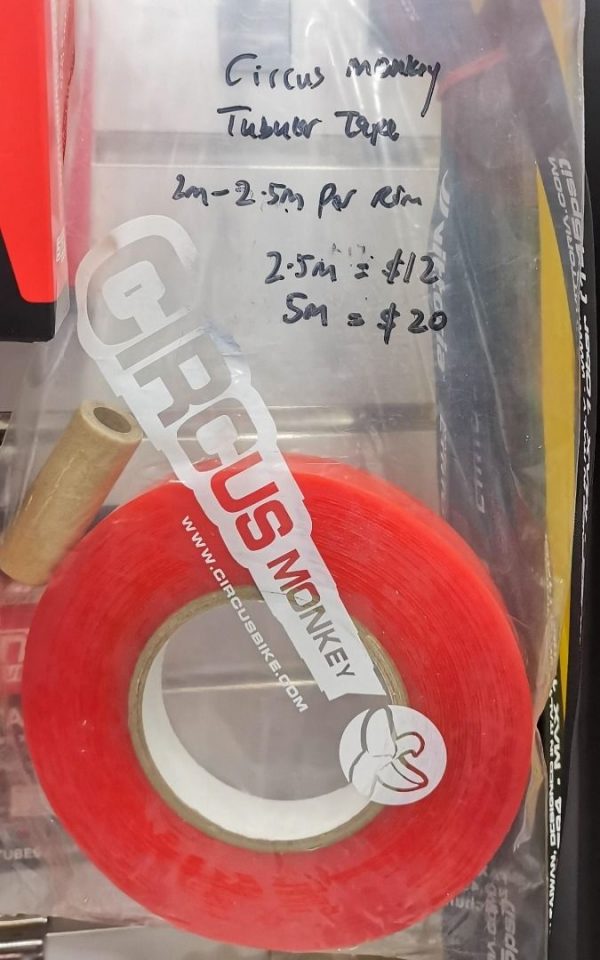 Keo dán 2 mặt chuyên dán vành/bánh xe vỏ liền ruột Tubular hiệu Circus Monkey, hàng sản xuất và nhập tại taiwan, 50met - Ảnh 2