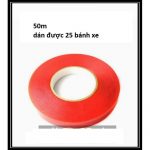 Keo dán 2 mặt chuyên dán vành/bánh xe vỏ liền ruột Tubular hiệu Circus Monkey, hàng sản xuất và nhập tại taiwan, 50met