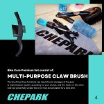 Bộ dụng cụ 6 món rửa xe đạp, hiệu Chepark BIKE CARE PREMIUM SET TIL-39 - Ảnh 5