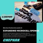 Bộ dụng cụ 6 món rửa xe đạp, hiệu Chepark BIKE CARE PREMIUM SET TIL-39 - Ảnh 7