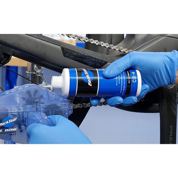 Parktool CG-2.4 Combo đồ rửa sên, dung dịch tẩy rửa sên và bàn chải vệ sinh líp xe đạp - Ảnh 5