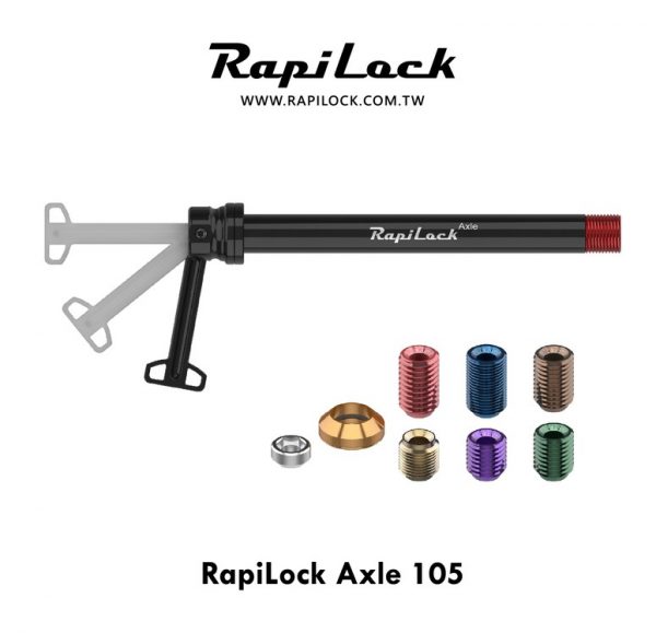 Cây ty đĩa xe Road, hiệu Rapilock Through Axle Set for Roaddisc Front φ12x100/φ12x142 - Ảnh 1