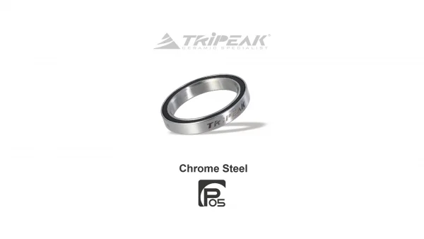 Bạc đạn chén cổ Tripeak Headset Bearing, bạc đạn Steel Bearing phủ lớp oxide coating đen (OD:41xID:30.15xH:7xA:45°/45°) - Ảnh 2