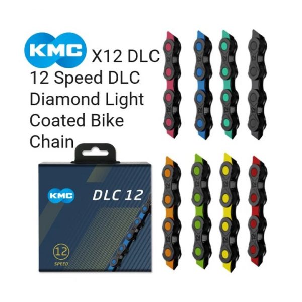 Sên/xích xe đạp cao cấp hiệu KMC DLC 12speed, hàng chính hãng KMC - Ảnh 1