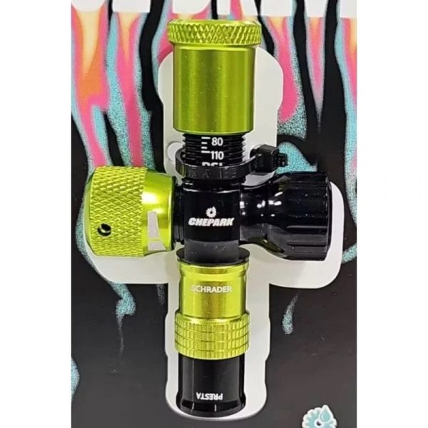 Đầu bơm CO2, Chepark 2IN1 Dual-Purpose Inflator (Pressure Adjustable Type) TIL-386 - Ảnh 2