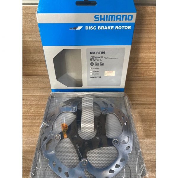 Dĩa thắng Shimano SM-RT86 XT Ice Tec 6-bolt Disc Rotor. E-Bike Rated. Deore XT. 160mm, 180mm 203mm - Ảnh 4