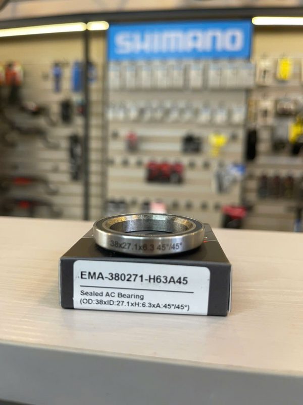 (HS-076) 38x27.1x6.3mm, 36°/45° Tripeak Bạc đạn chén cổ Headset Steel Bearing - Ảnh 3