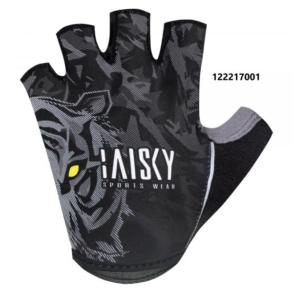 Găng tay đạp xe Baisky Half-Finger, màu Tiger2022 Black - Ảnh 1