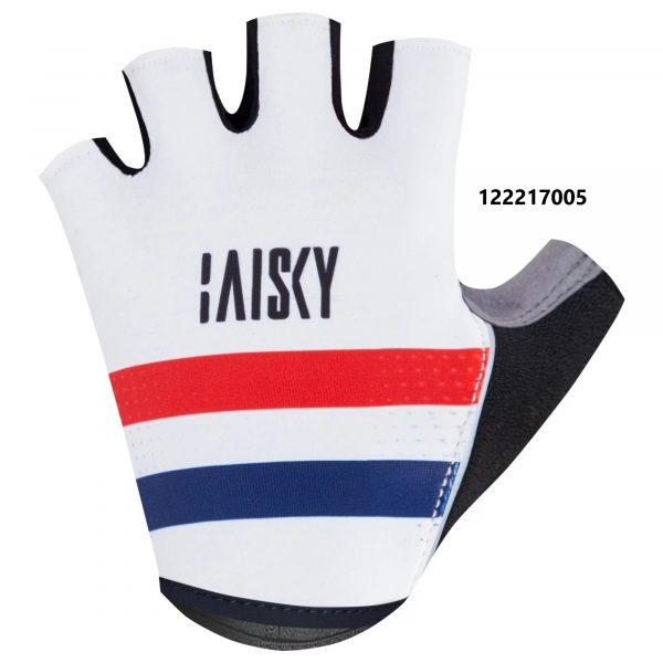 Găng tay đạp xe Baisky Half-Finger, màu Parallel White - Ảnh 1