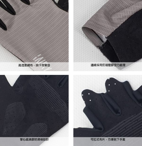 Găng tay đạp xe Baisky Half-Finger, màu PURITY Gray Purple - Ảnh 3