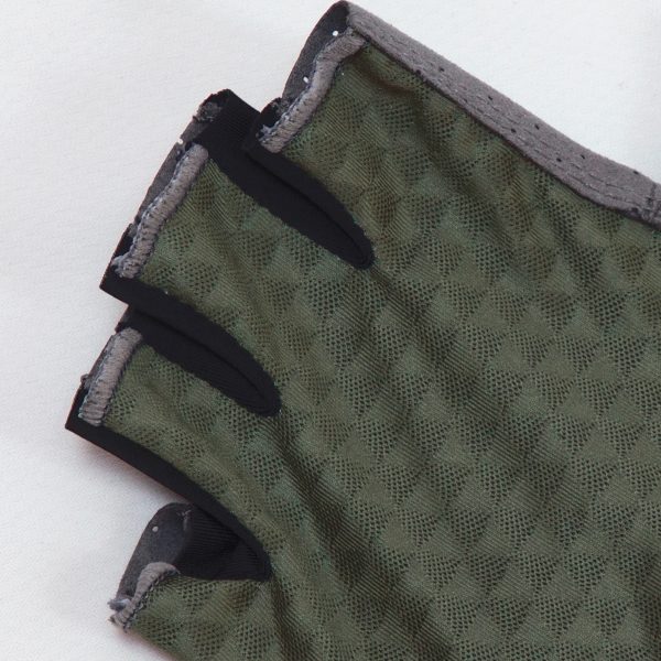 Găng tay đạp xe Baisky Half-Finger, màu PURITY Army Green - Ảnh 3