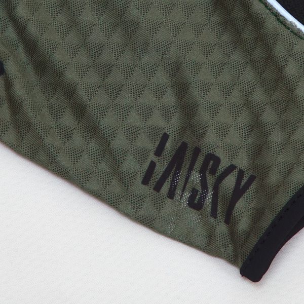 Găng tay đạp xe Baisky Half-Finger, màu PURITY Army Green - Ảnh 4