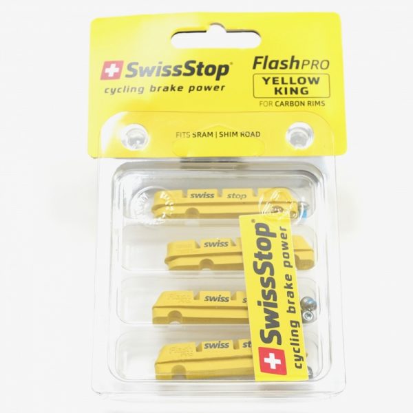 Gôm thắng cho bánh Carbon, hiệu Swiss Stop,Flash Pro, Yellow King fit shimano - Ảnh 1