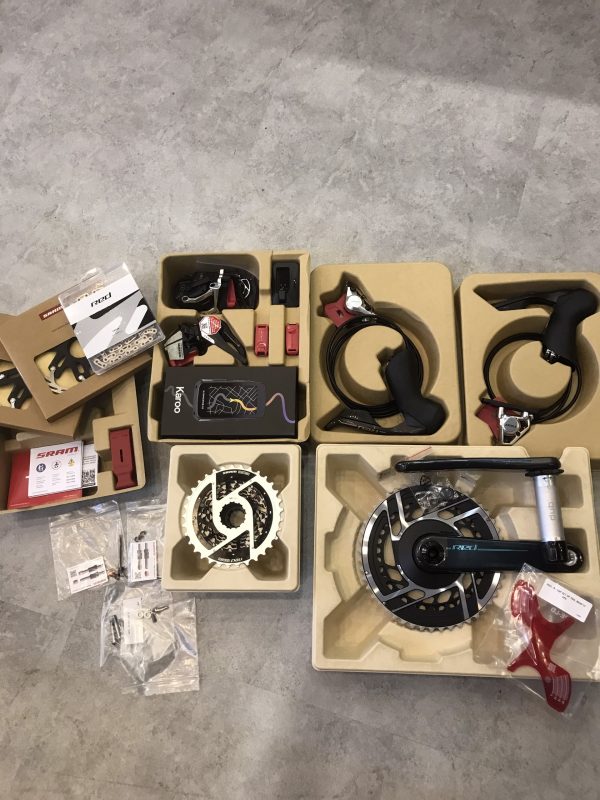 Bộ chuyển động Groupset Sram RED E1, Giò dĩa Power - Ảnh 1