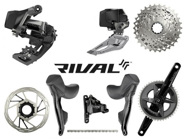 Groupset Sram Rival AXS 2x12 Crankset Power  170 48/35 10/36 - Ảnh 1