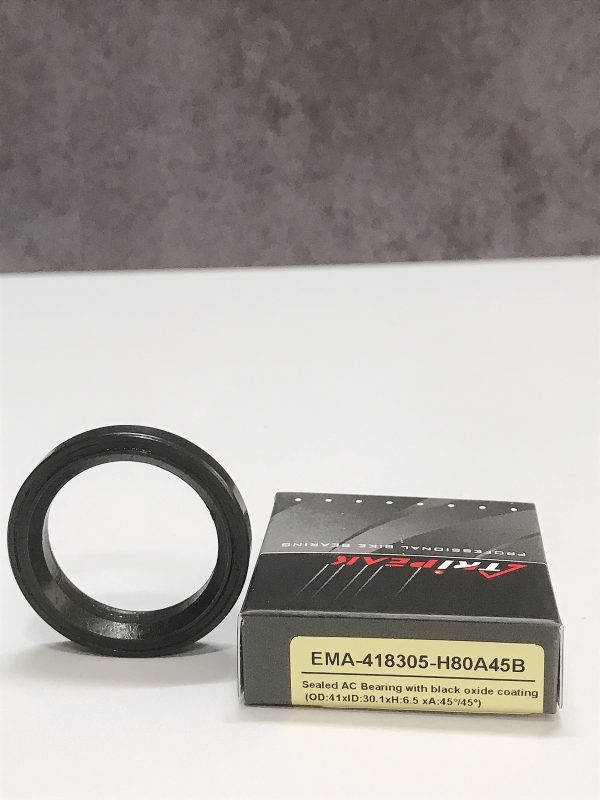 Bạc đạn chén cổ Tripeak Headset Bearing, bạc đạn steel, phủ lớp oxide coating đen (OD:41.8xID:30.5xH:8 xA:45°/45°) - Ảnh 2