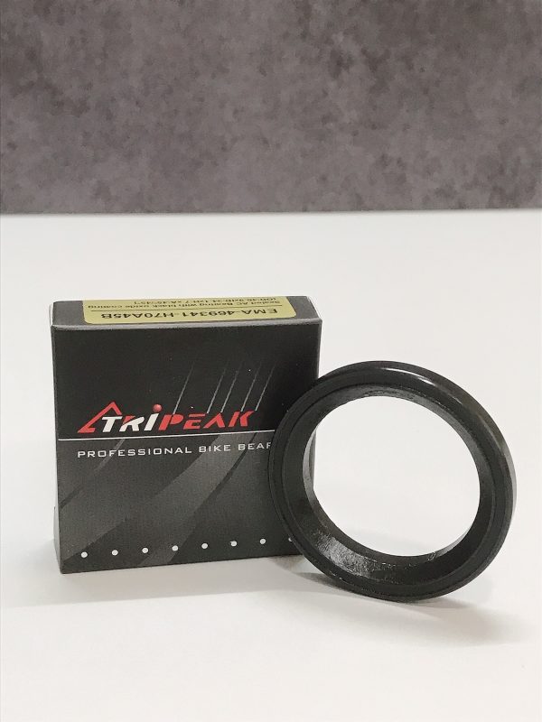 Bạc đạn chén cổ Tripeak Headset Bearing, bạc đạn steel, có phủ lớp oxide coating đen (OD:46.9xID:34.1xH:7 xA:45°/45°) - Ảnh 1