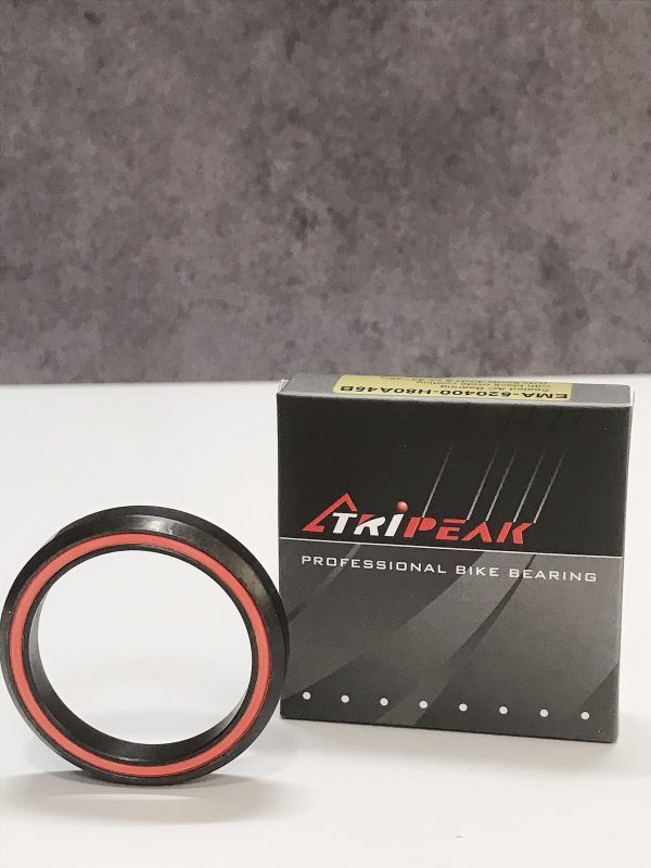 Bạc đạn chén cổ Tripeak, bạc đạn steel có phủ lớp oxide coating đen (OD:51xID:40xH:6.5 xA:36°/45°) - Ảnh 1