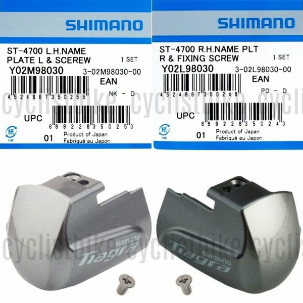 Mặt nạ tay lắc Shimano Name Plate R/L Fixing Screw ST-4700 - Ảnh 1