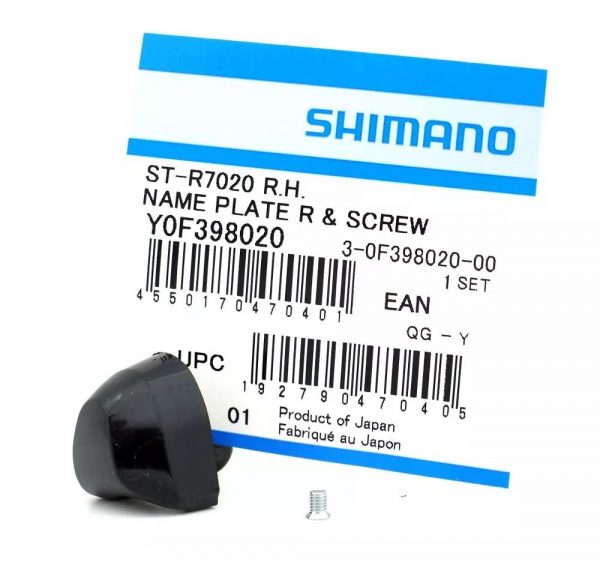 Mặt nạ tay lắc Shimano Name Plate R/L Fixing Screw ST-7020 - Ảnh 3