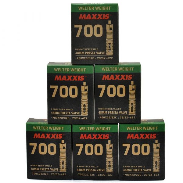 Ruột/săm xe đạp Maxxis 700X23/32C 48mm/60mm/80mm FV Welter Weight Tube - Ảnh 1