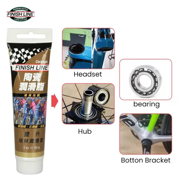 Mỡ bò Finish Line Ceramic Grease 2oz/60g | 16oz/450g - Ảnh 4