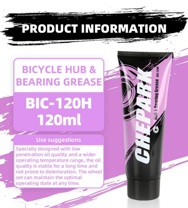 Mỡ bò bạc đạn và hub bánh xe, hiệu Chepark Hub & Bearing Grease BIC-120H - Ảnh 2
