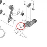 Nắp che lỗ cắm sạc Shimano cho cùi đề R8150/R7150:Y3J145000 / R9250: Y3GK89400 - Ảnh 2