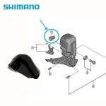 Nắp đậy sang dĩa Shimano FD-R7150, Y2K69801T Plug cover for FD-R7150 - Ảnh 2