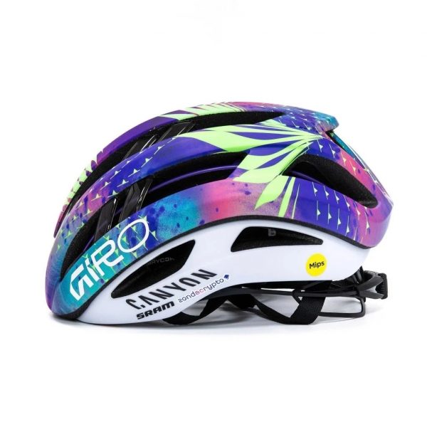Nón bảo hiểm xe đạp, hiệu Giro Aries Spherical AF, màu TEAM Canyon/Sram - Ảnh 2