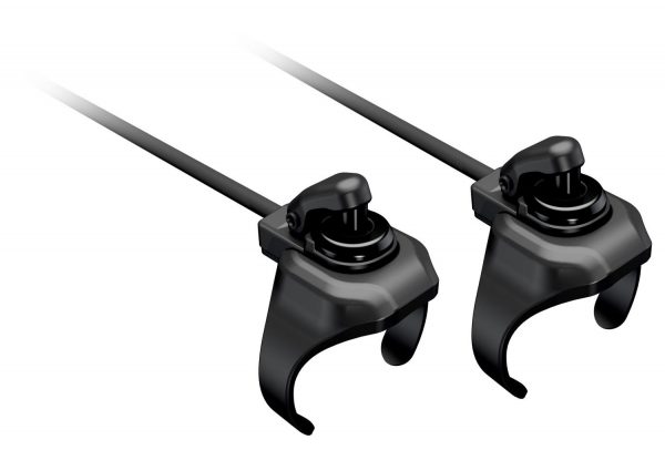 Nút bấm Di2 nhanh trên ghi đông road / TT, hiệu Shimano Shifting Switch SW-RS801-E 740mm - Ảnh 2