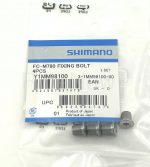 Bộ ốc giò dĩa xe đạp Shimano FC-M780 M8x8.5 mm Y1MM98100 Chainring Screw Set 4 Units for 105 - Ảnh 2