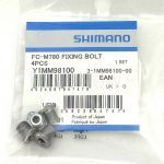 Bộ ốc giò dĩa xe đạp Shimano FC-M780 M8x8.5 mm Y1MM98100 Chainring Screw Set 4 Units for 105 - Ảnh 3