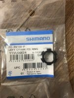 Ốc giò trái cho giò dĩa Shimano Power Y1VU00024 Left Crank Fixing Ring - Ảnh 4