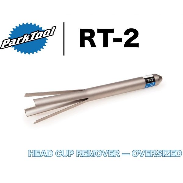 (Tool RT-2) Dụng cụ tháo bạc đạn trục giữa, chén cổ xe đạp hiệu Parktool RT-2 HEAD CUP REMOVER OVERSIZED - Ảnh 1
