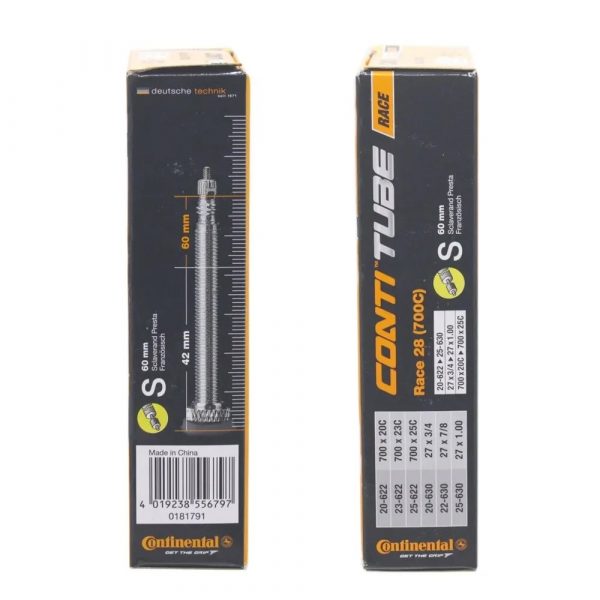 Ruột xe đạp Continental Race 700x20/25 van 60mm - Ảnh 3