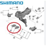 Ron cao su / nắp tay lắc dầu Shimano Dura Ace ST9120 Y0C698060/Y0C598010 - Ảnh 4