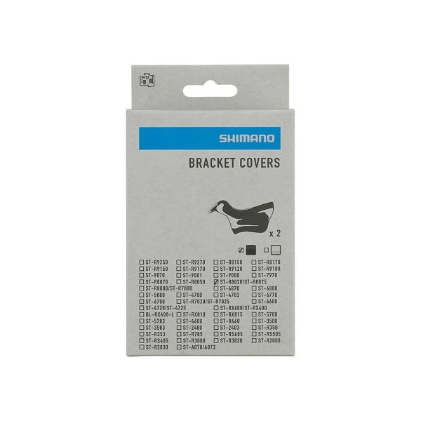Bọc cao su tay lắc Shimano Ultegra Disc Brake ST-R8020 Bracket Covers, Black, hàng chính hãng - Ảnh 2