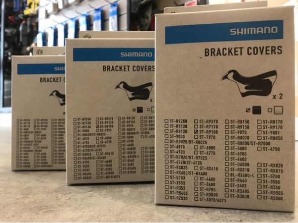 Bọc cao su tay lắc Shimano Dura-Ace ST-R9100, Bracket Cover (ST-R9100), Black, Hàng chính hãng - Ảnh 4